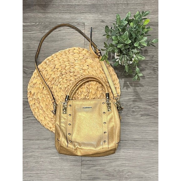 Rebecca Minkoff Handbags - Rebecca Minkoff Cupid Metallic gold Satchel Crossbody Purse
